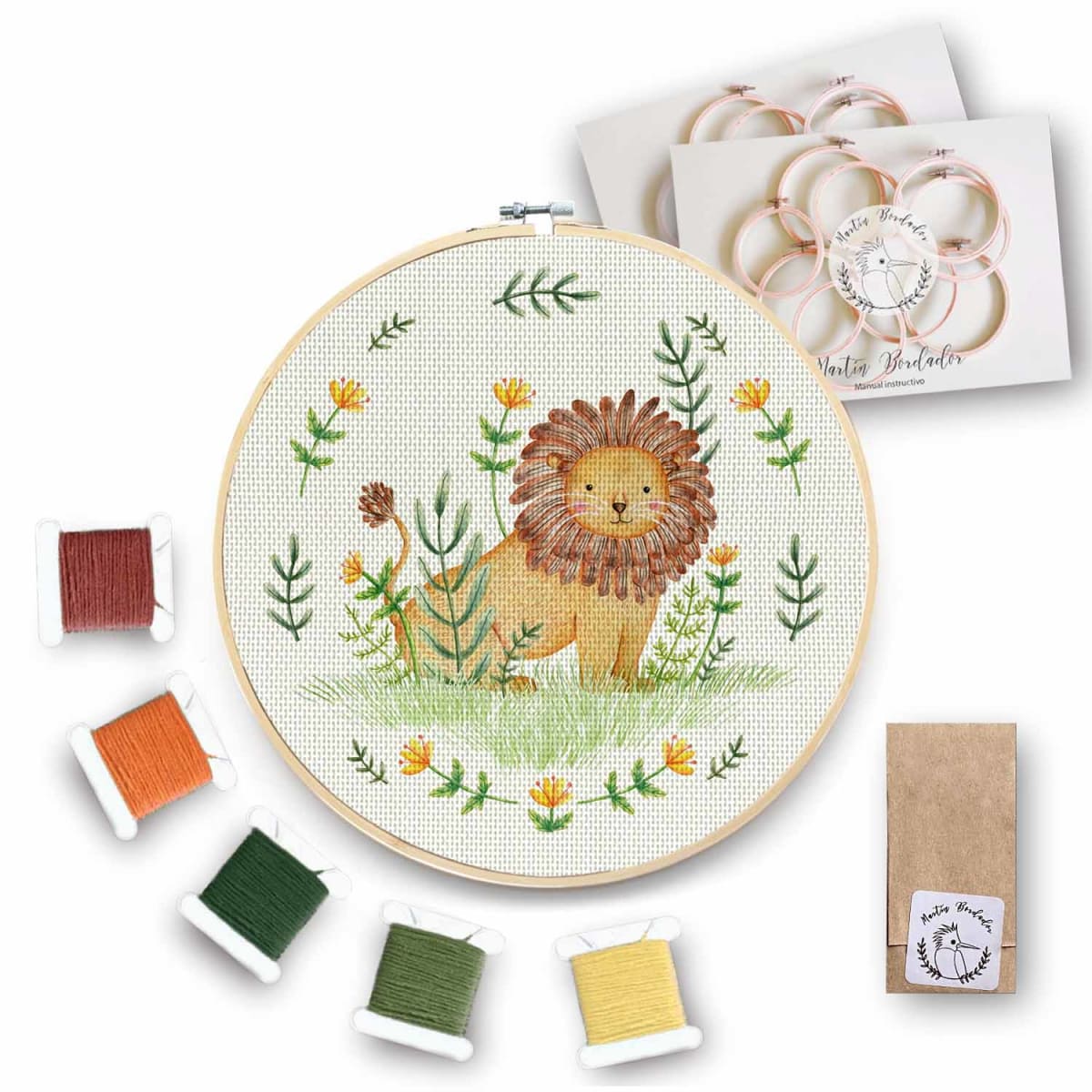 Kit para Bordar - León