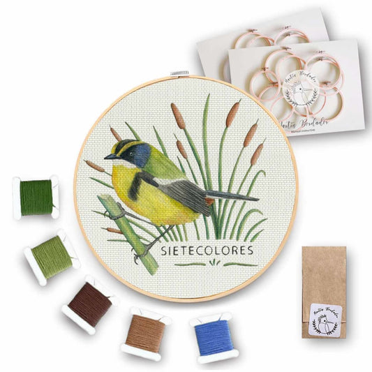Kit para Bordar - Siete Colores