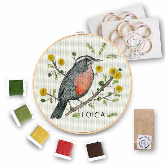 Kit para Bordar - Loica