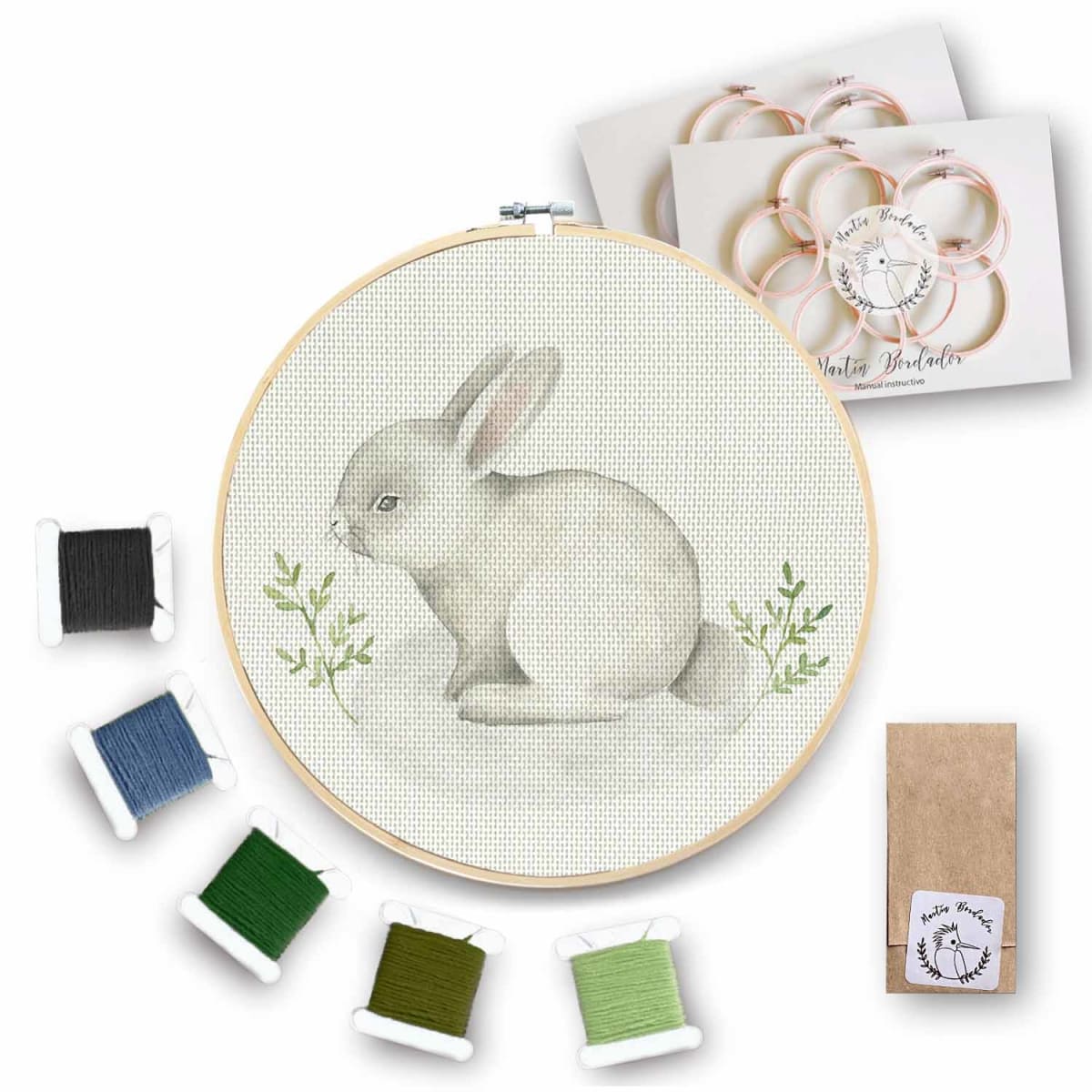 Kit para Bordar - Conejo