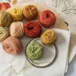 Kit para Bordar Crewel- Cojin Gerbera