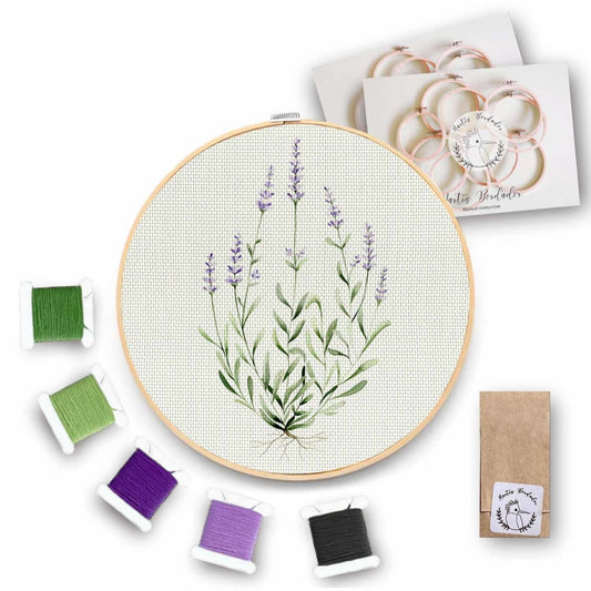 Kit para Bordar - Lavanda