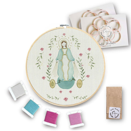Kit para Bordar - Virgen de los Rayos