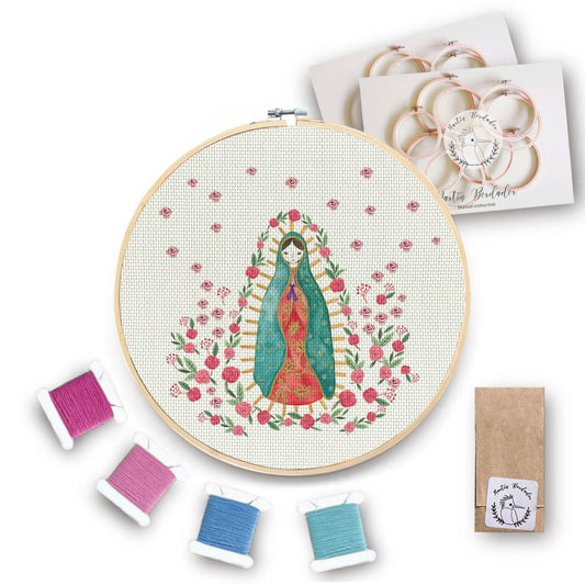 Kit para Bordar - Virgen de Guadalupe